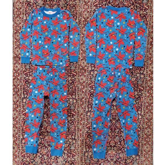 Hanna Andersson Lot of 7 Organic Cotton Printed Pajama Sets Size 6-7 Long Sleeve - Picture 5 of 14
